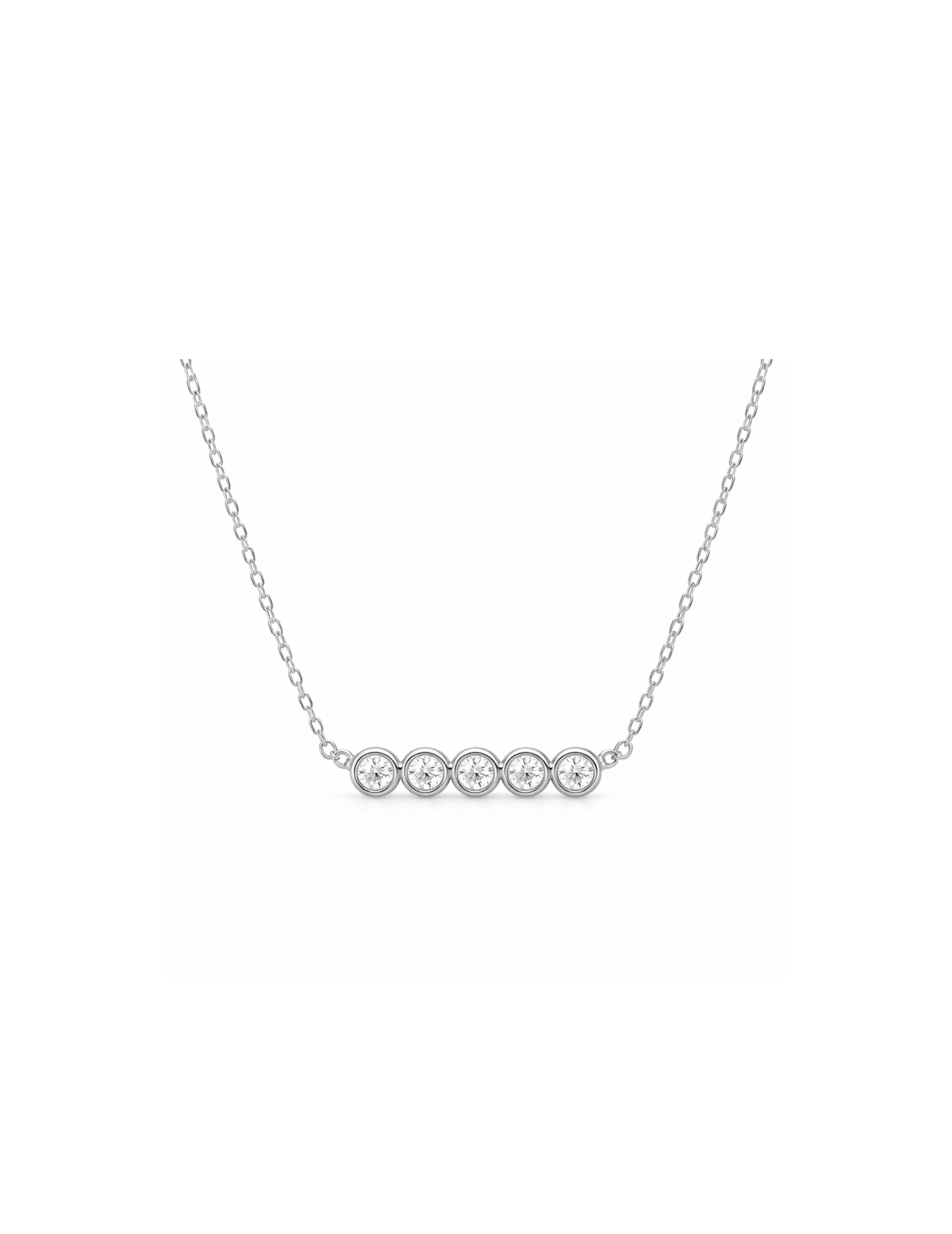 Diamond Bar Necklace|排鑽項鍊
