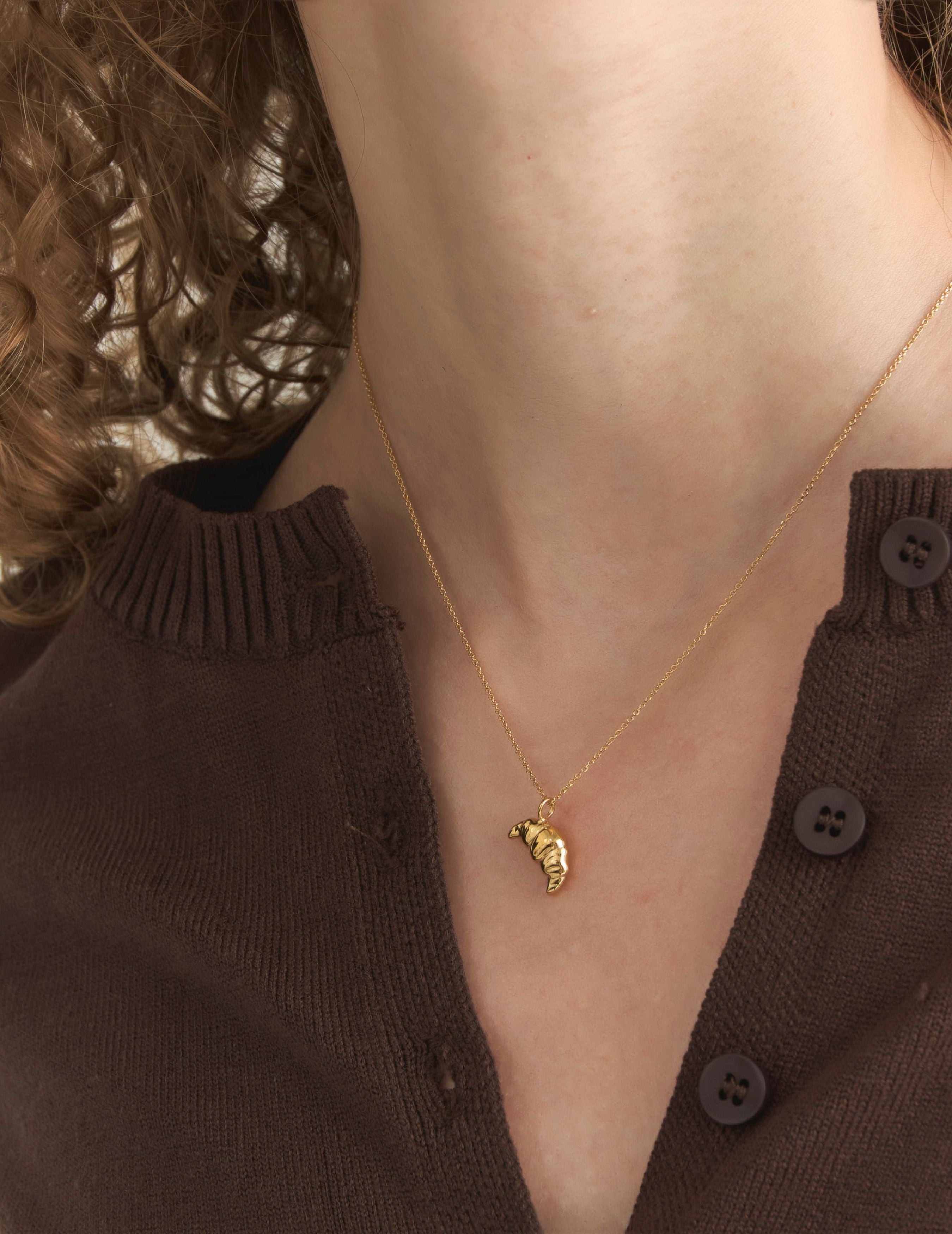 Croissant Necklace / 可頌項鍊