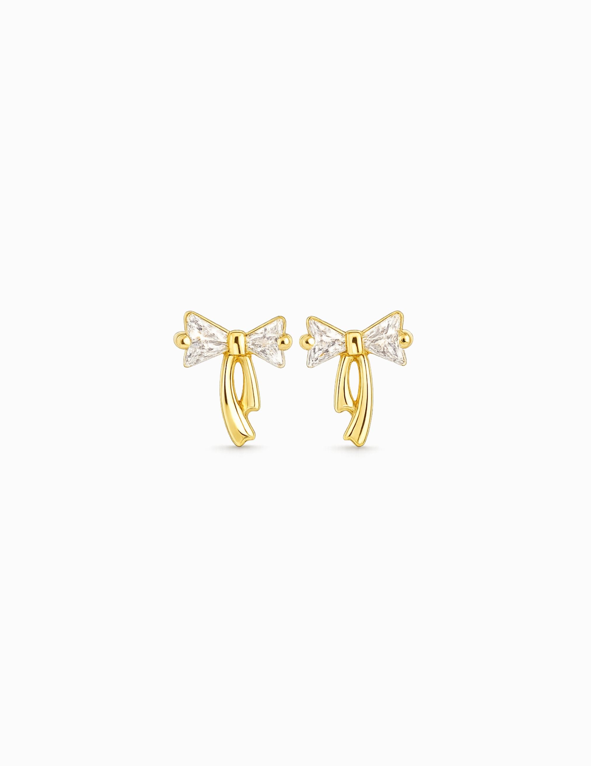 Ribbon Diamond Earring|蝴蝶結鑽石耳環