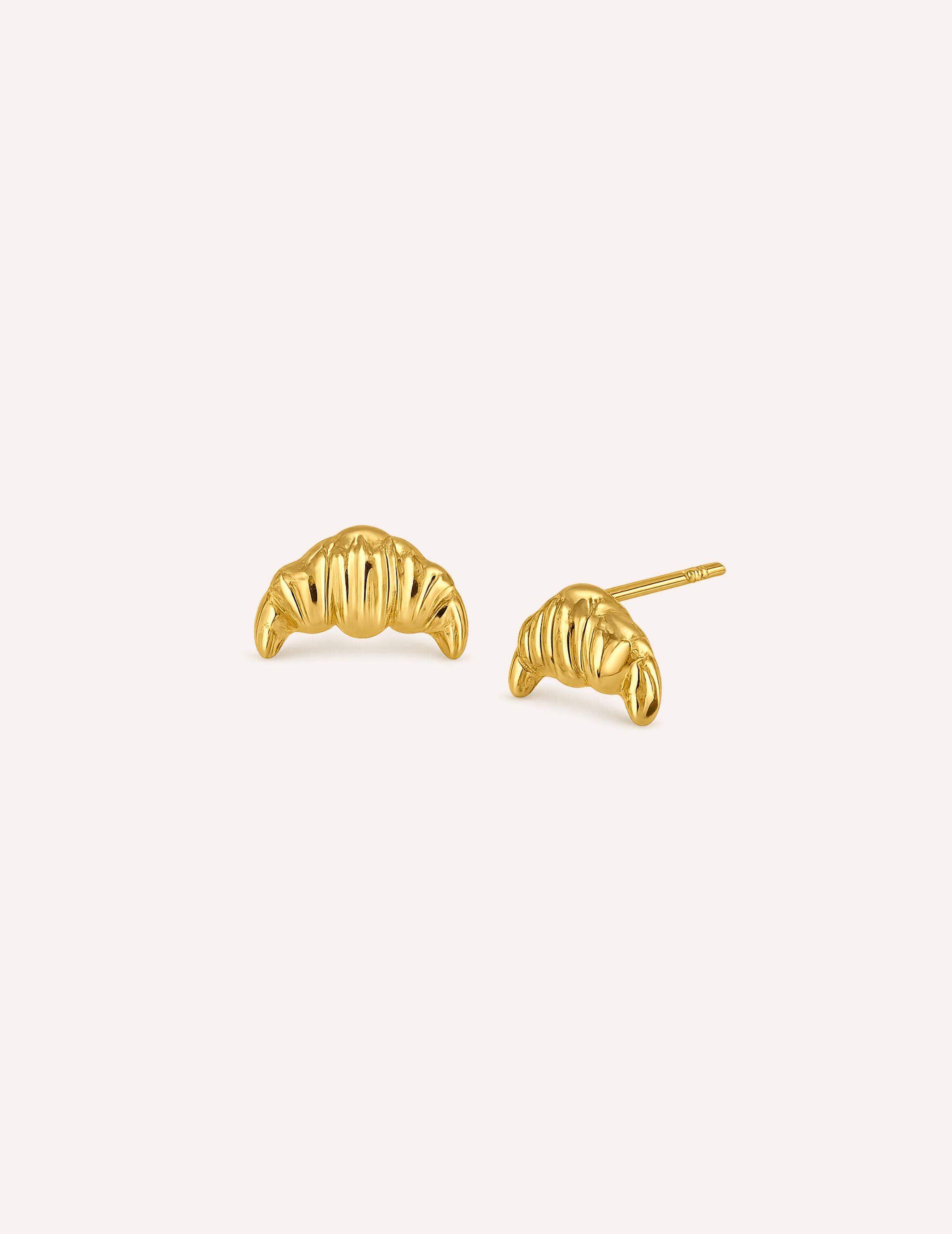 Croissant Earring|可頌耳環