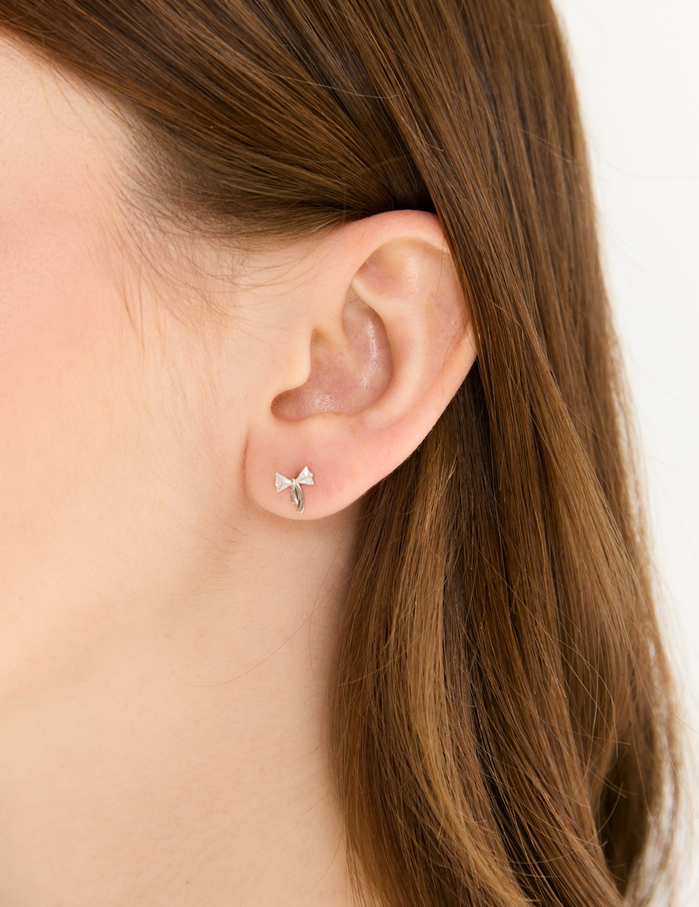 Ribbon Diamond Earring|蝴蝶結鑽石耳環