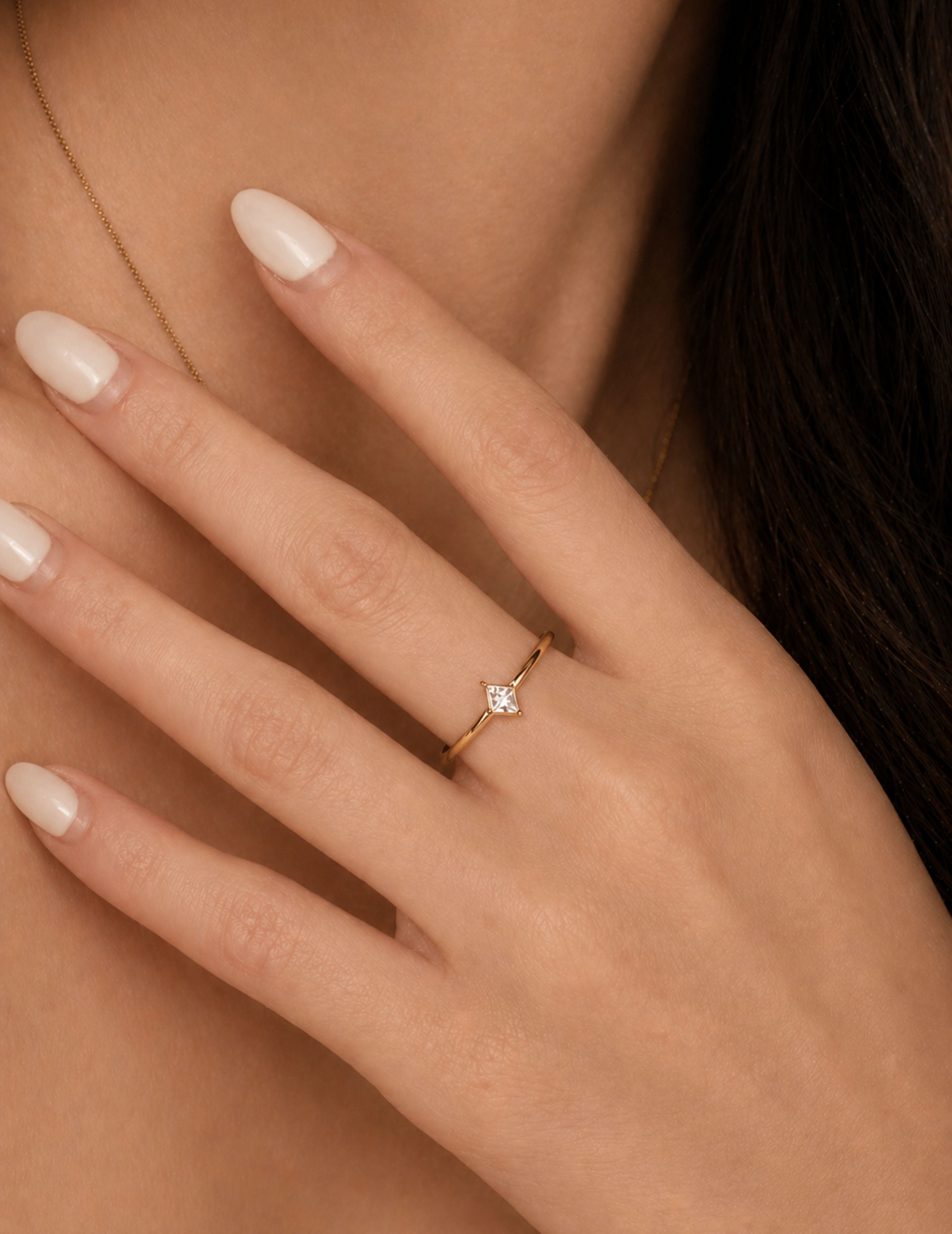 Petite Glow Kite Ring
