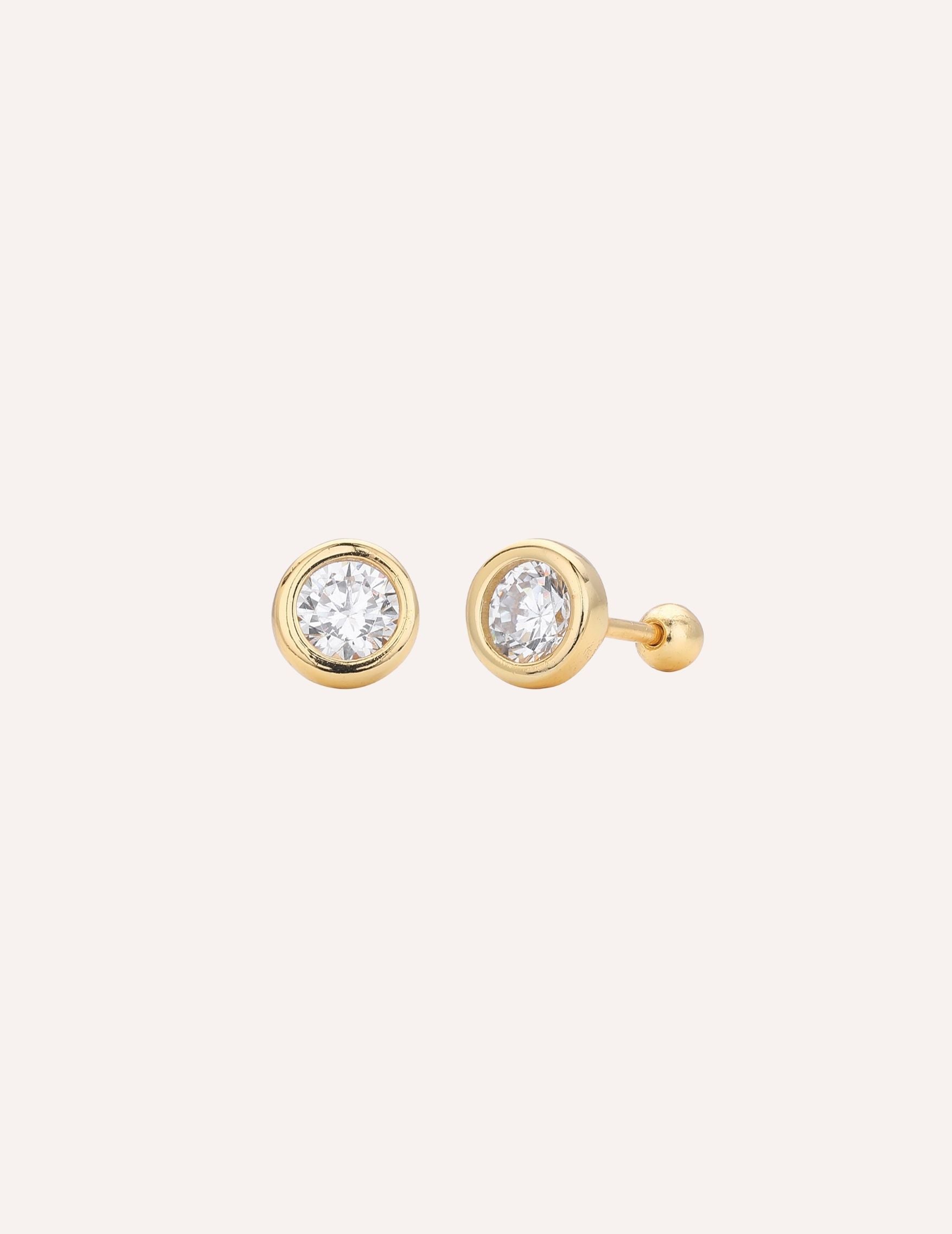 Petite Diamond Earring|嬌小鑽石耳環