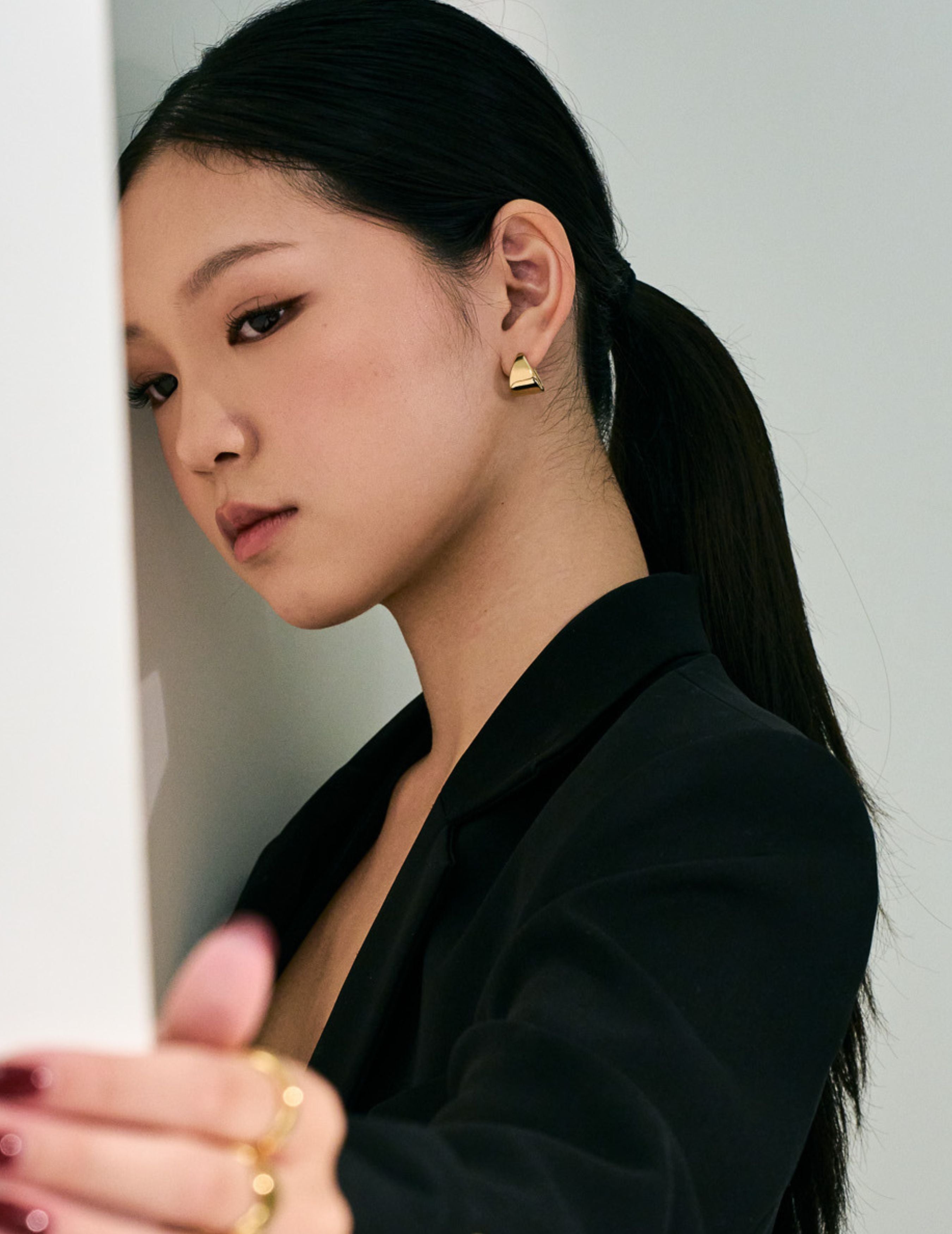Delta Hoop Earring |Delta 圓環耳環