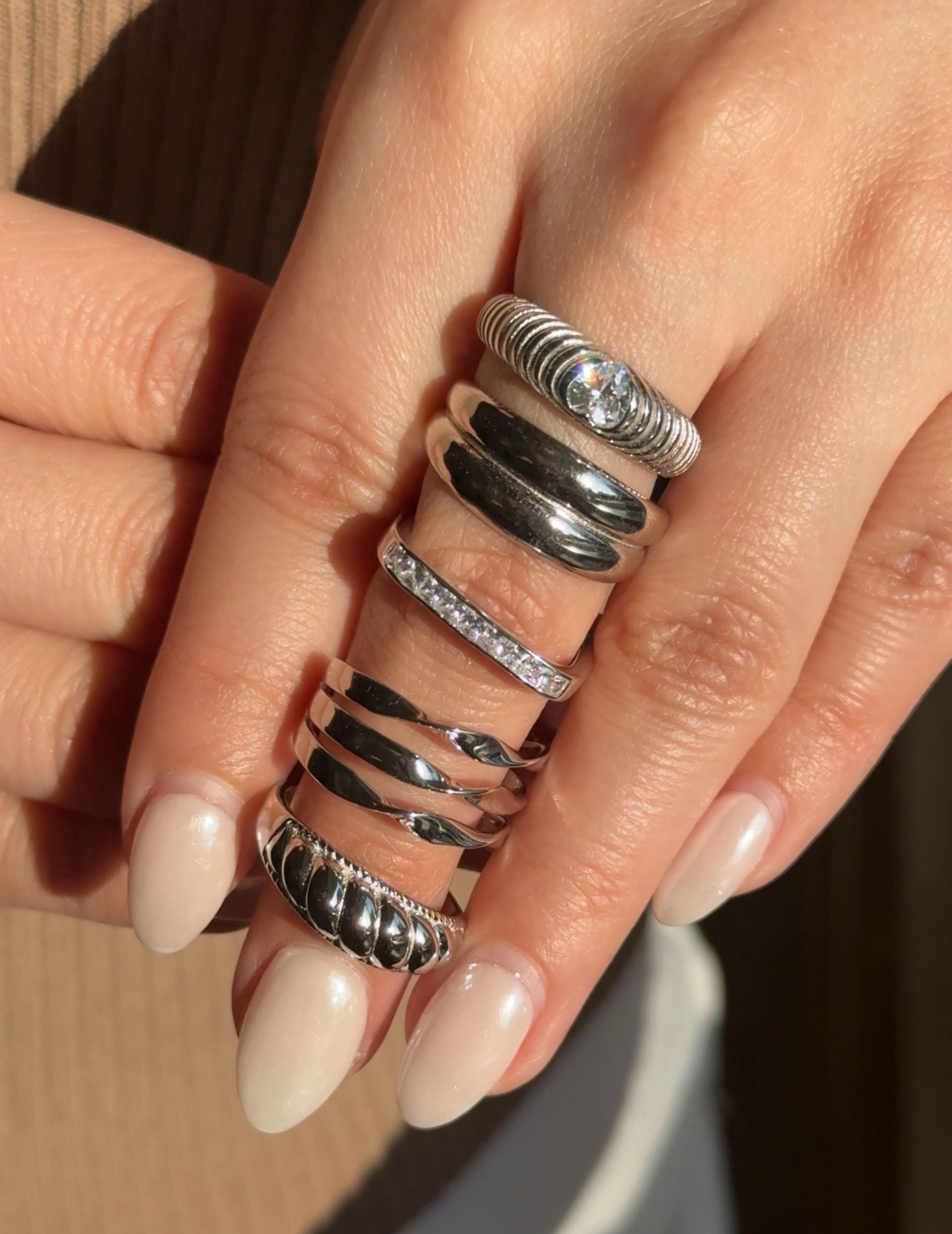 Croissant Jumbo Ring|可頌戒指