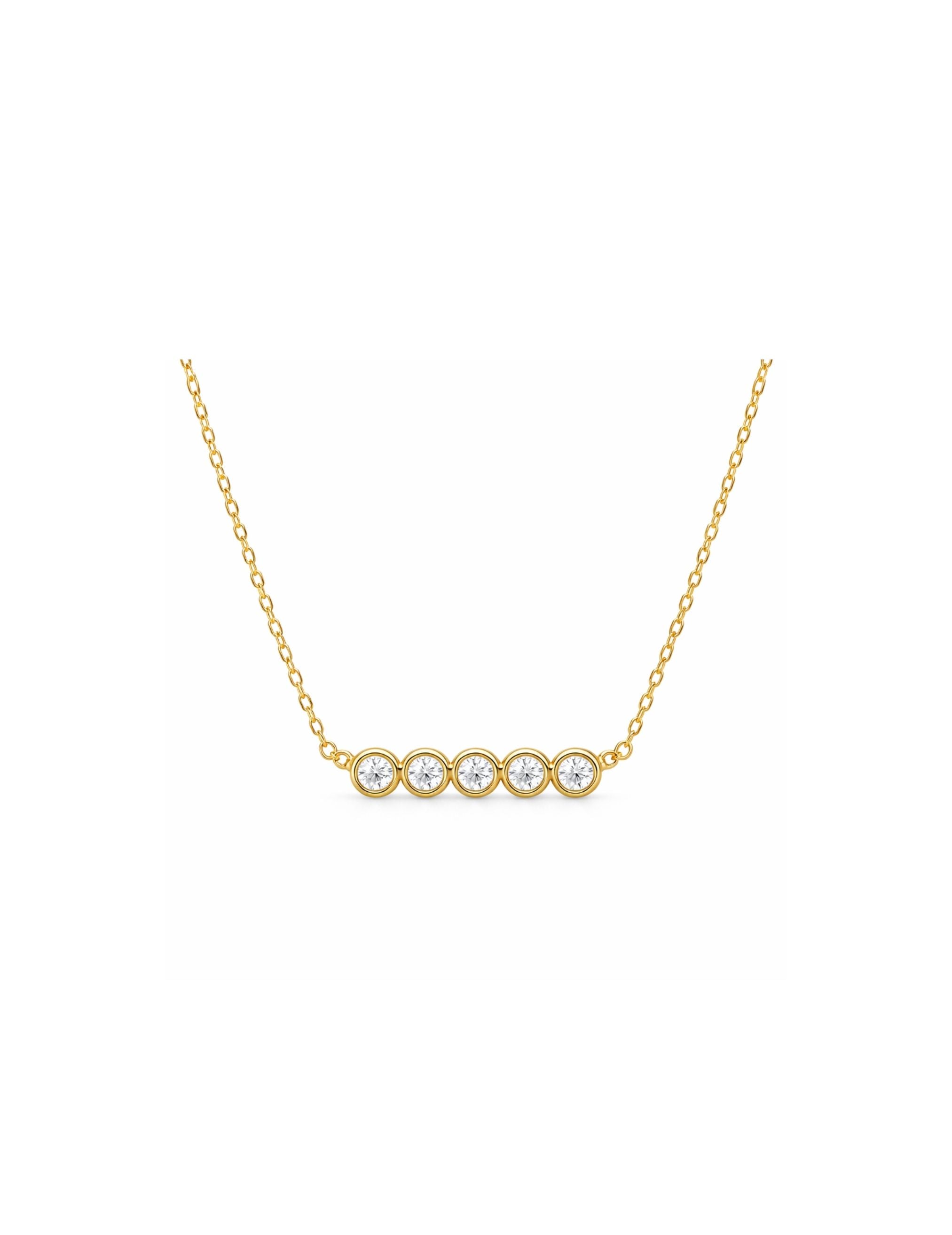 Diamond Bar Necklace｜排鑽項鍊