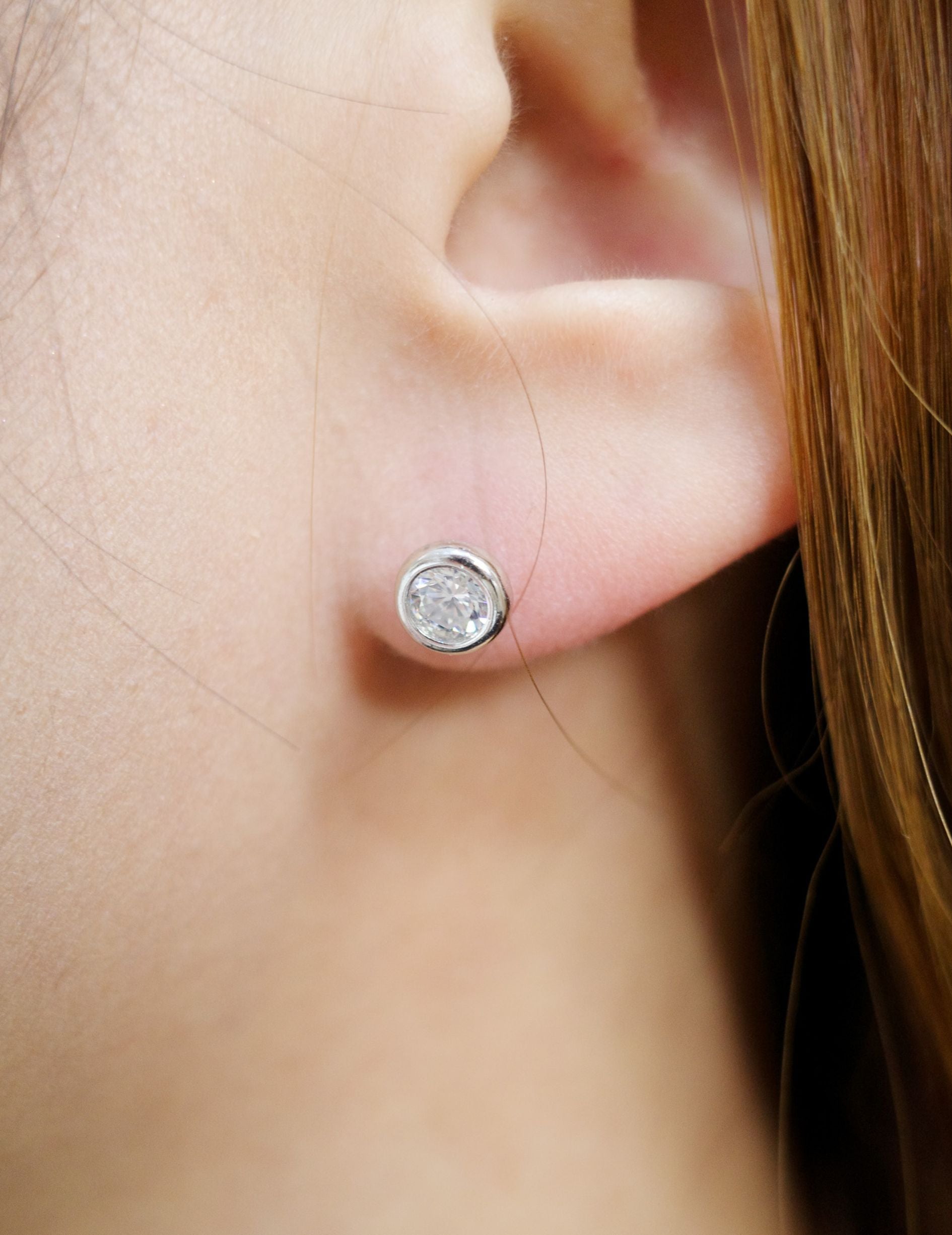 Petite Diamond Earring｜嬌小鑽石耳環