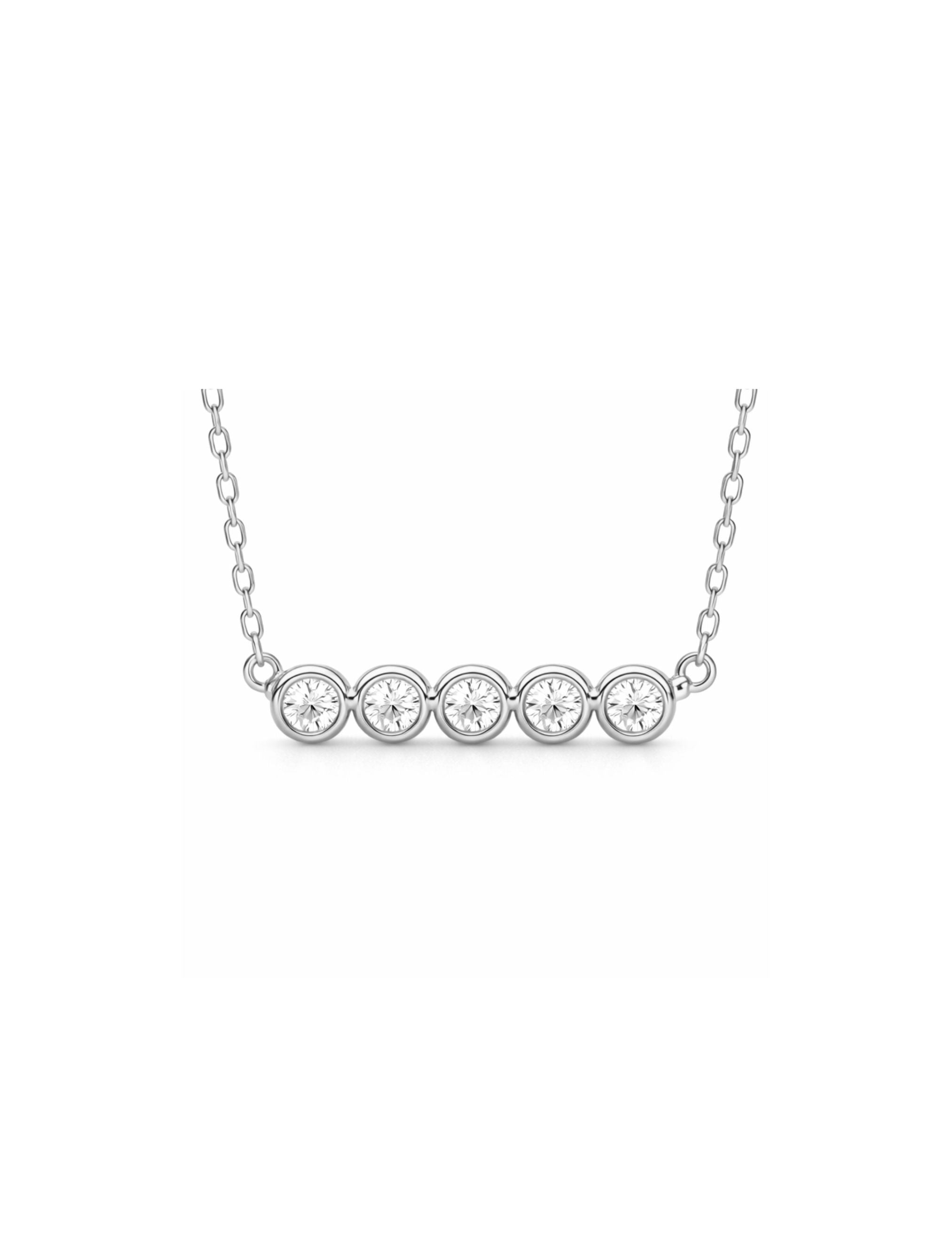 Diamond Bar Necklace｜排鑽項鍊