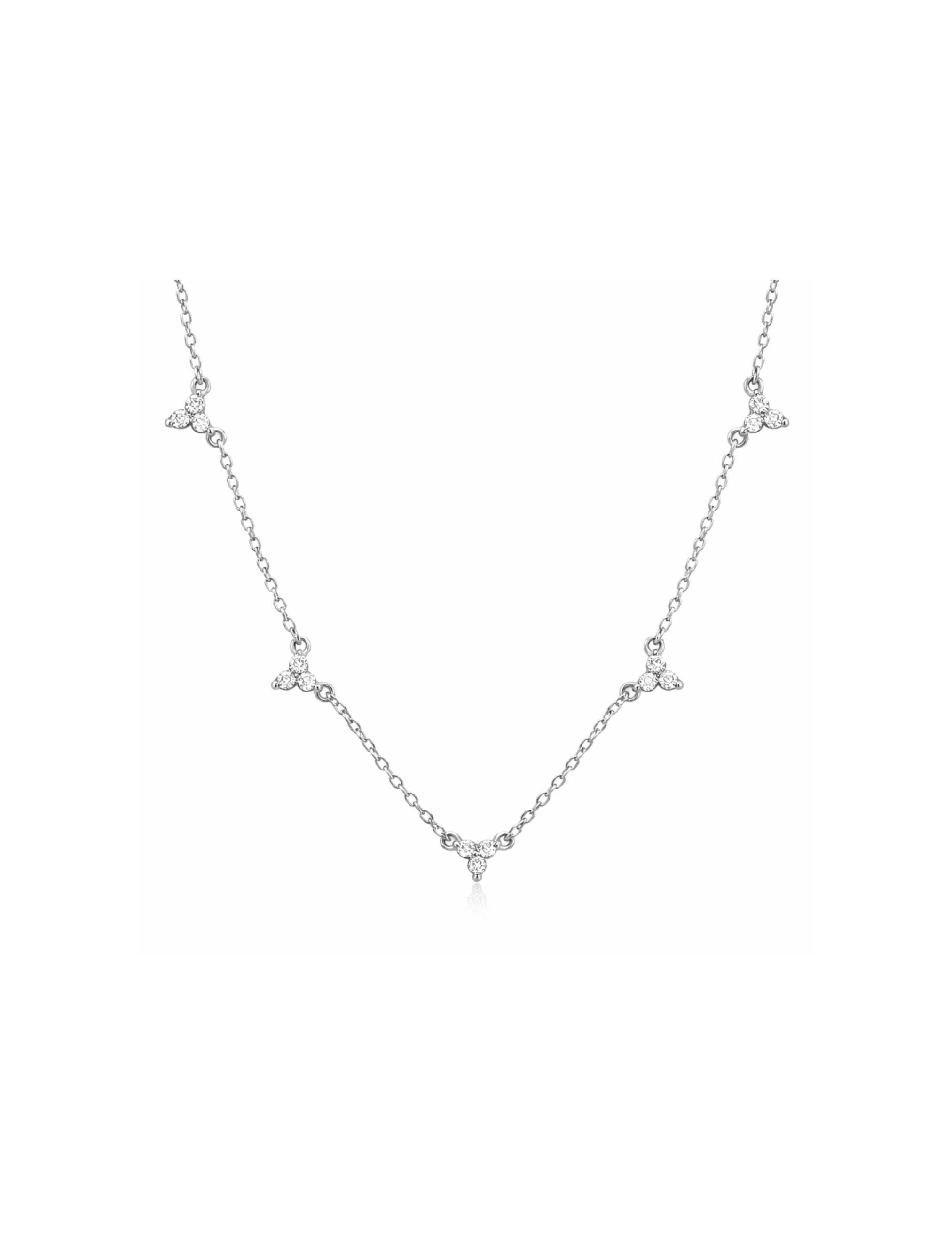 Mini Trinity Necklace｜迷你三鑽項鍊