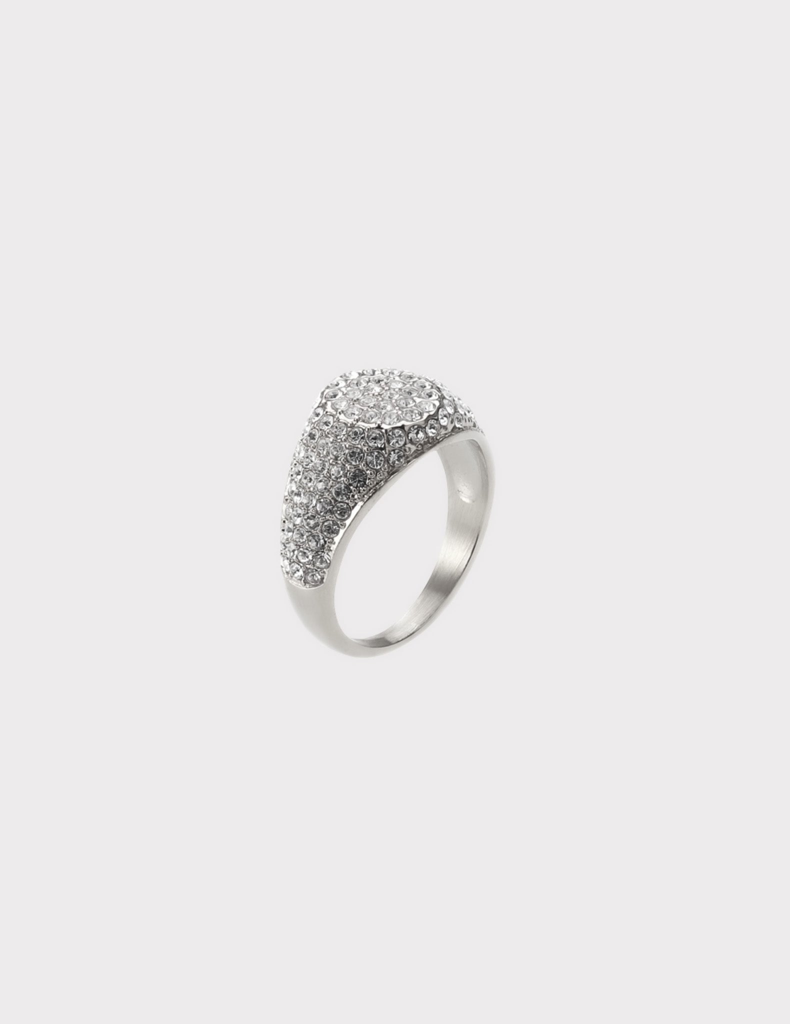 Pinky Signet Ring ｜滿鑽尾戒