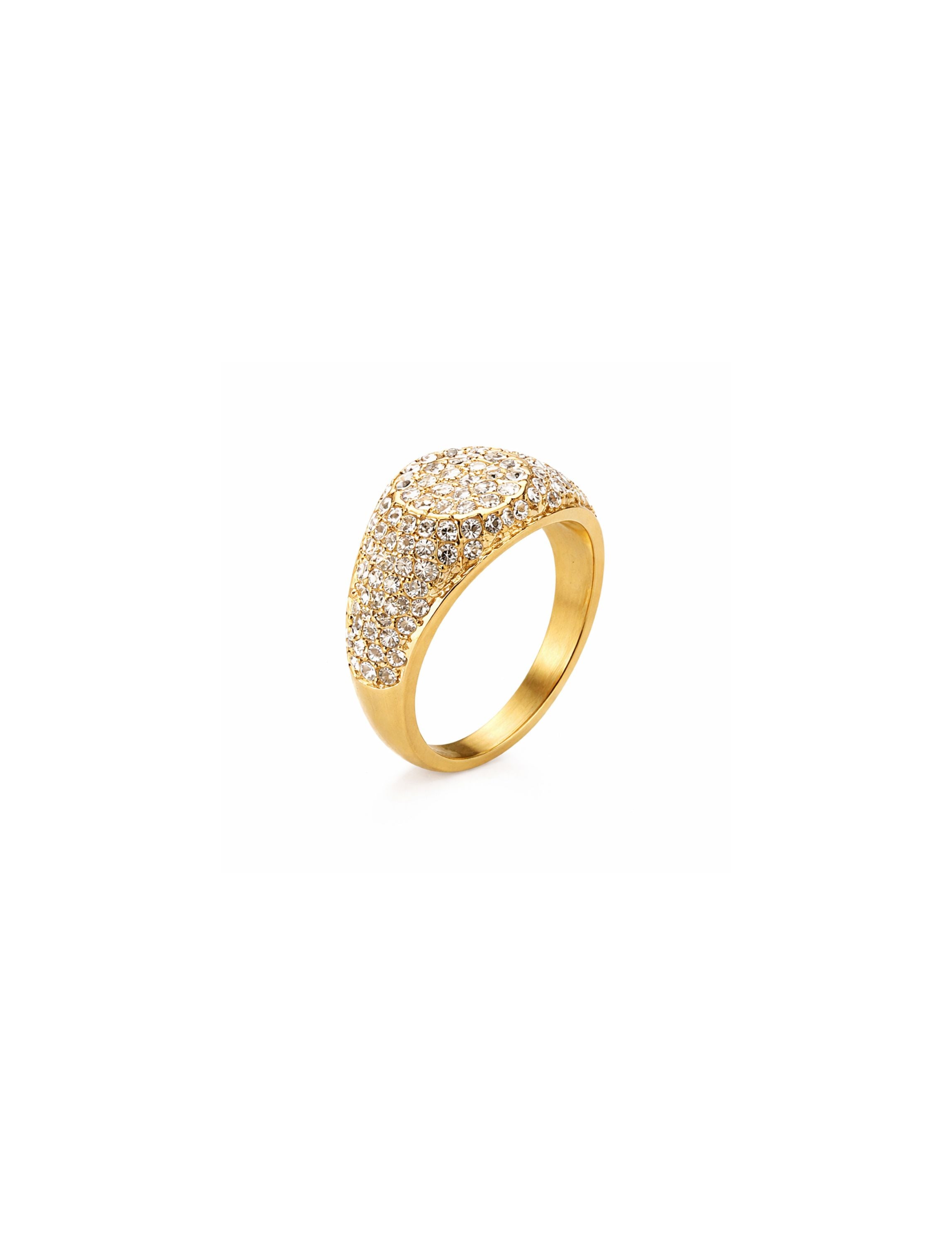 Pinky Signet Ring ｜滿鑽尾戒