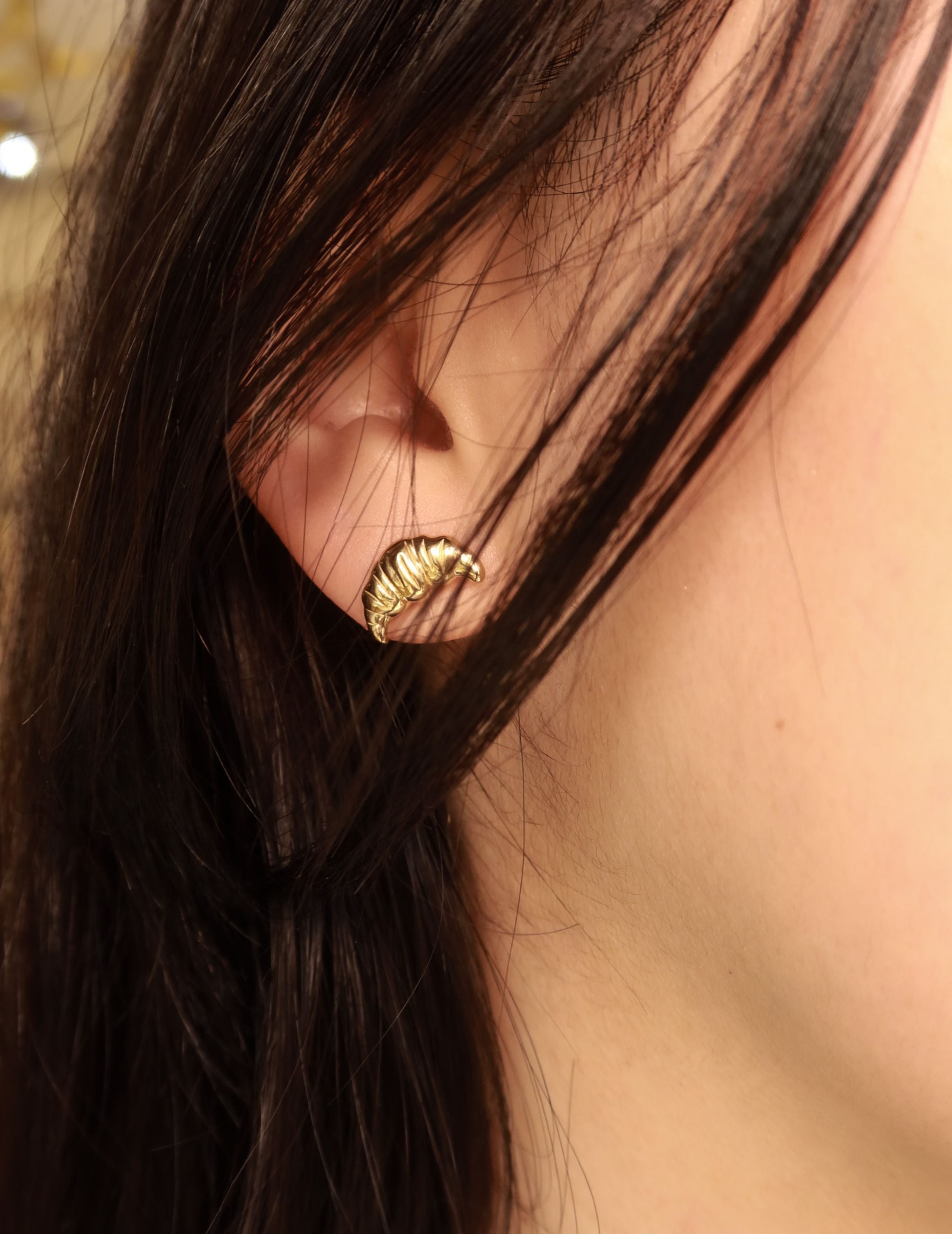 Croissant Earring｜可頌耳環