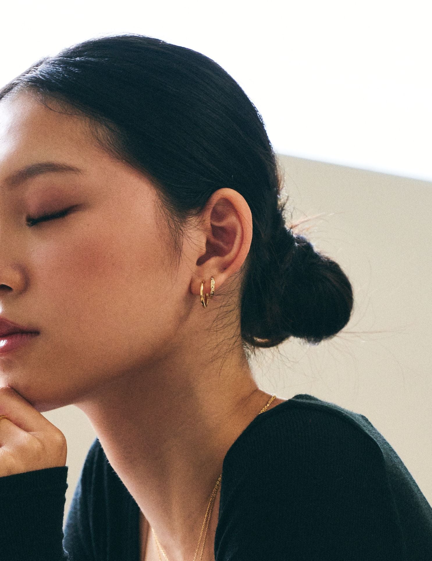 Charm Hoop Earring｜圈式耳環