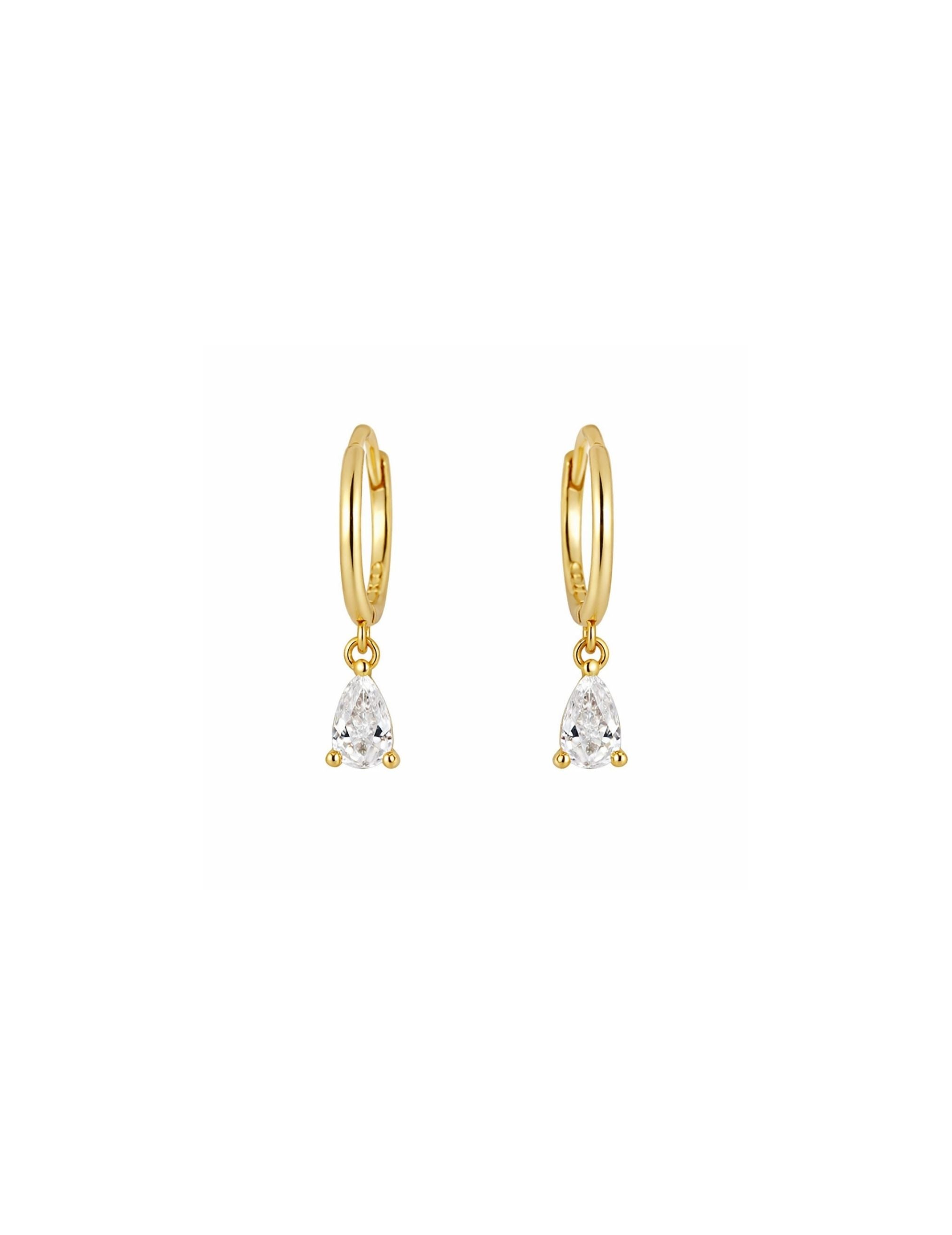Pear Diamond Earring｜梨形鑽石耳環