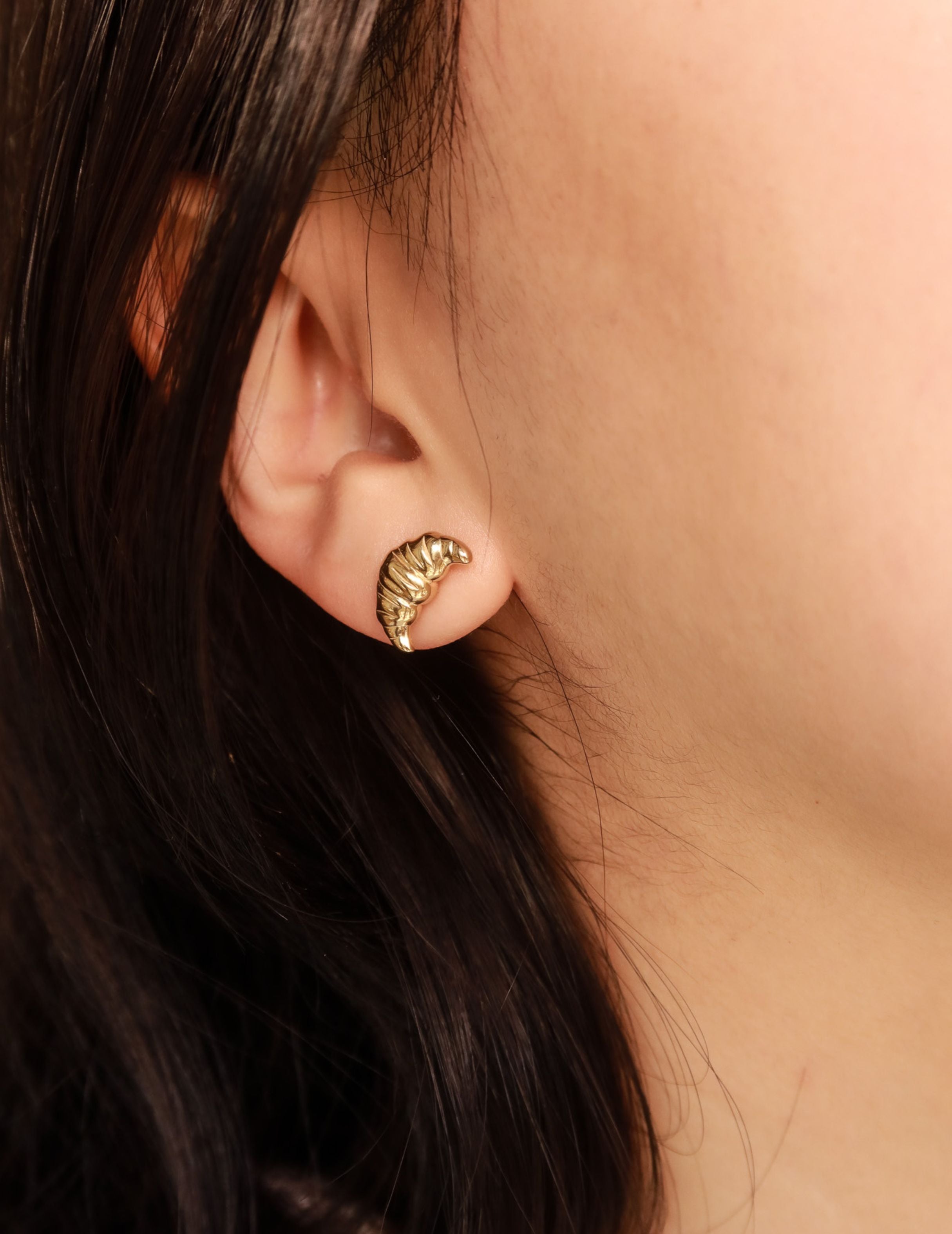 Croissant Earring｜可頌耳環
