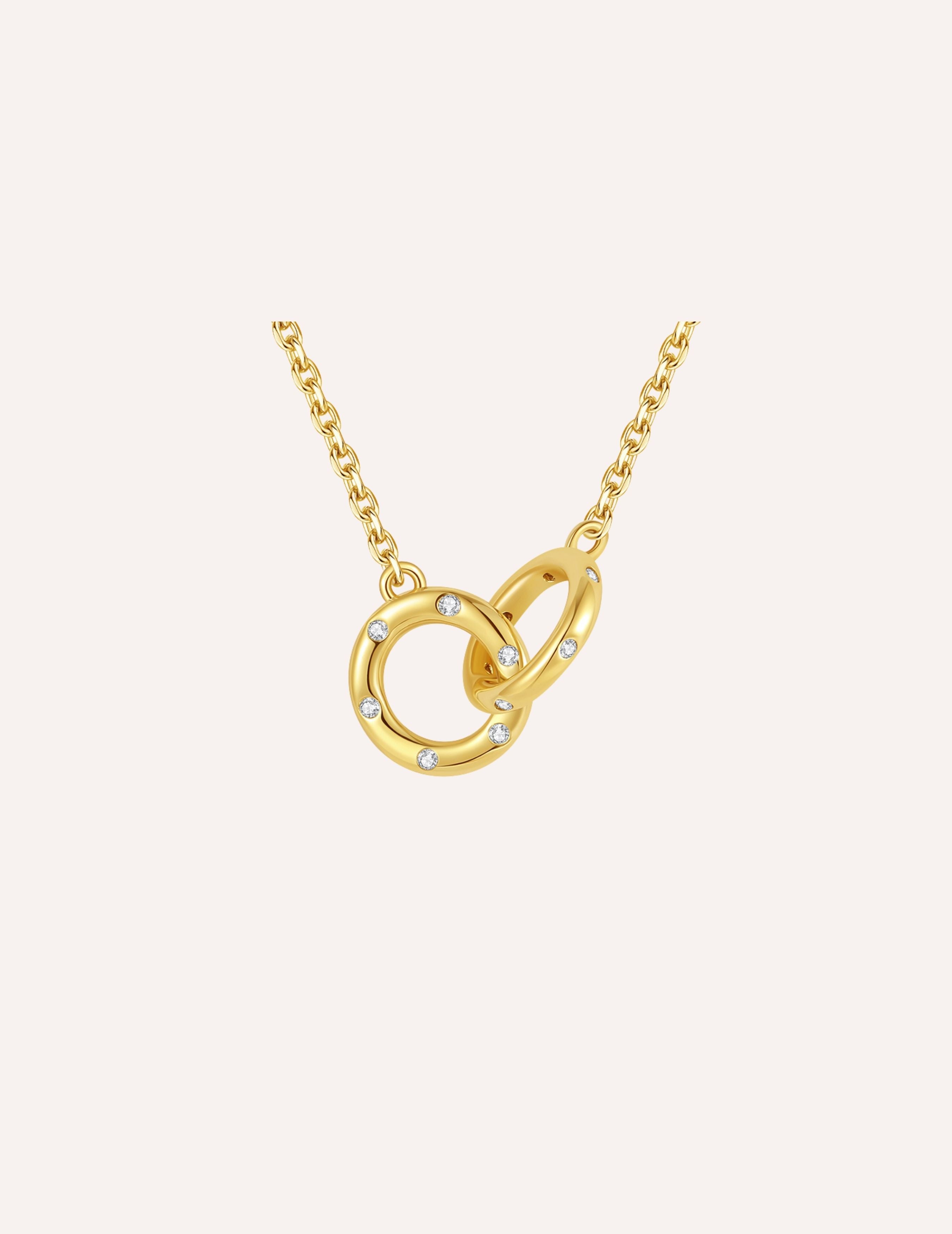Comic Necklace｜雙環項鍊