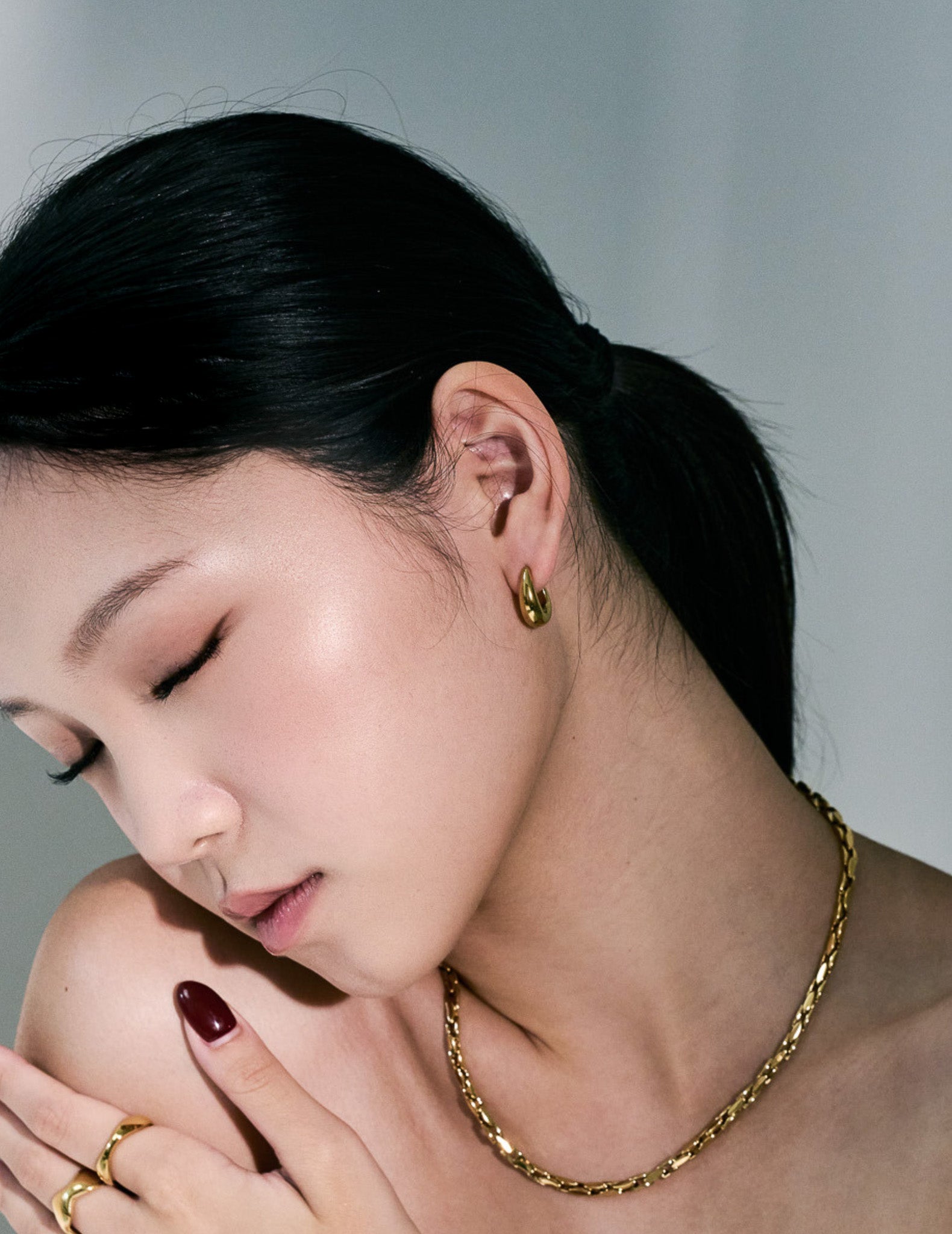 Curve Hoop Earring ｜ Curve圓環耳環