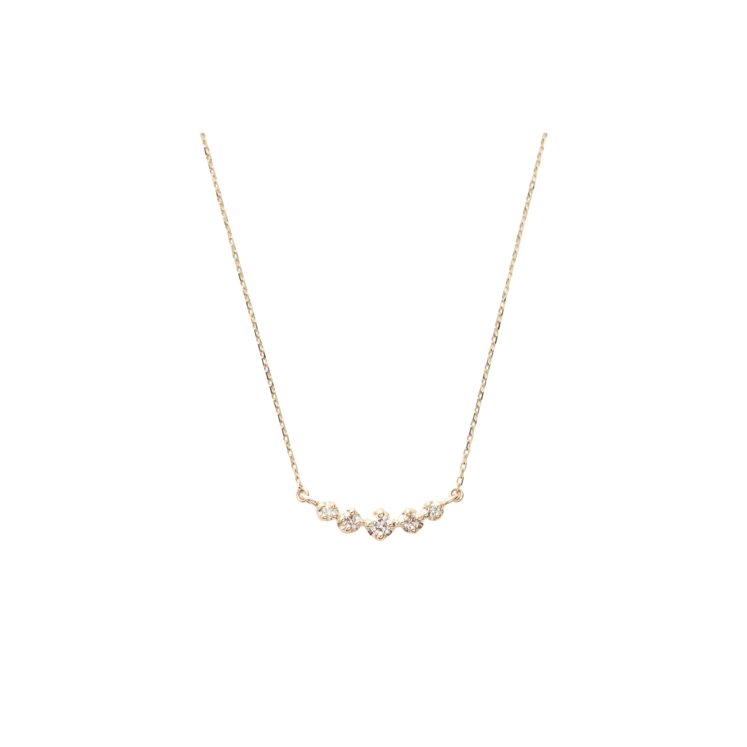 Mini Curved Bar Necklace