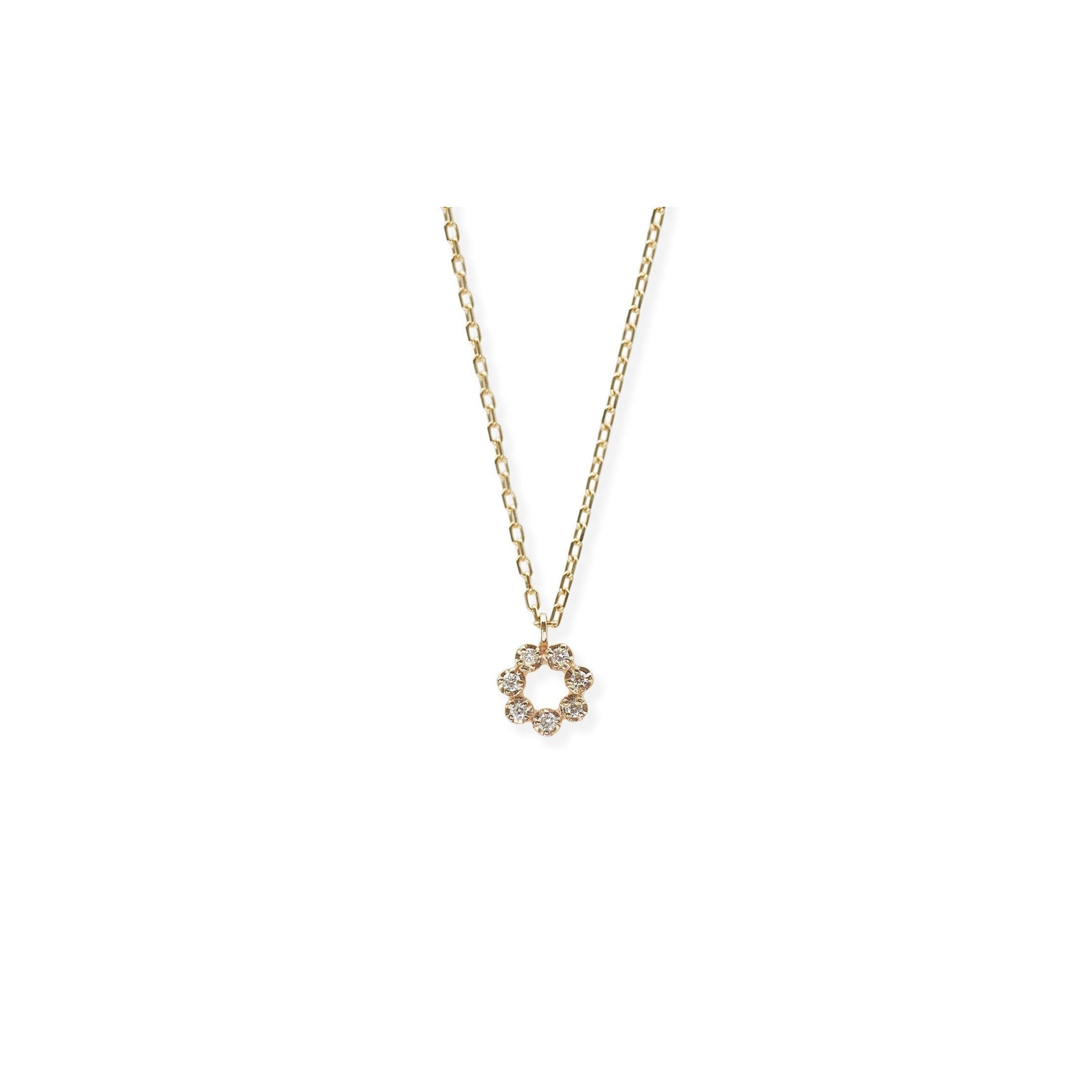 Flower Diamond Necklace