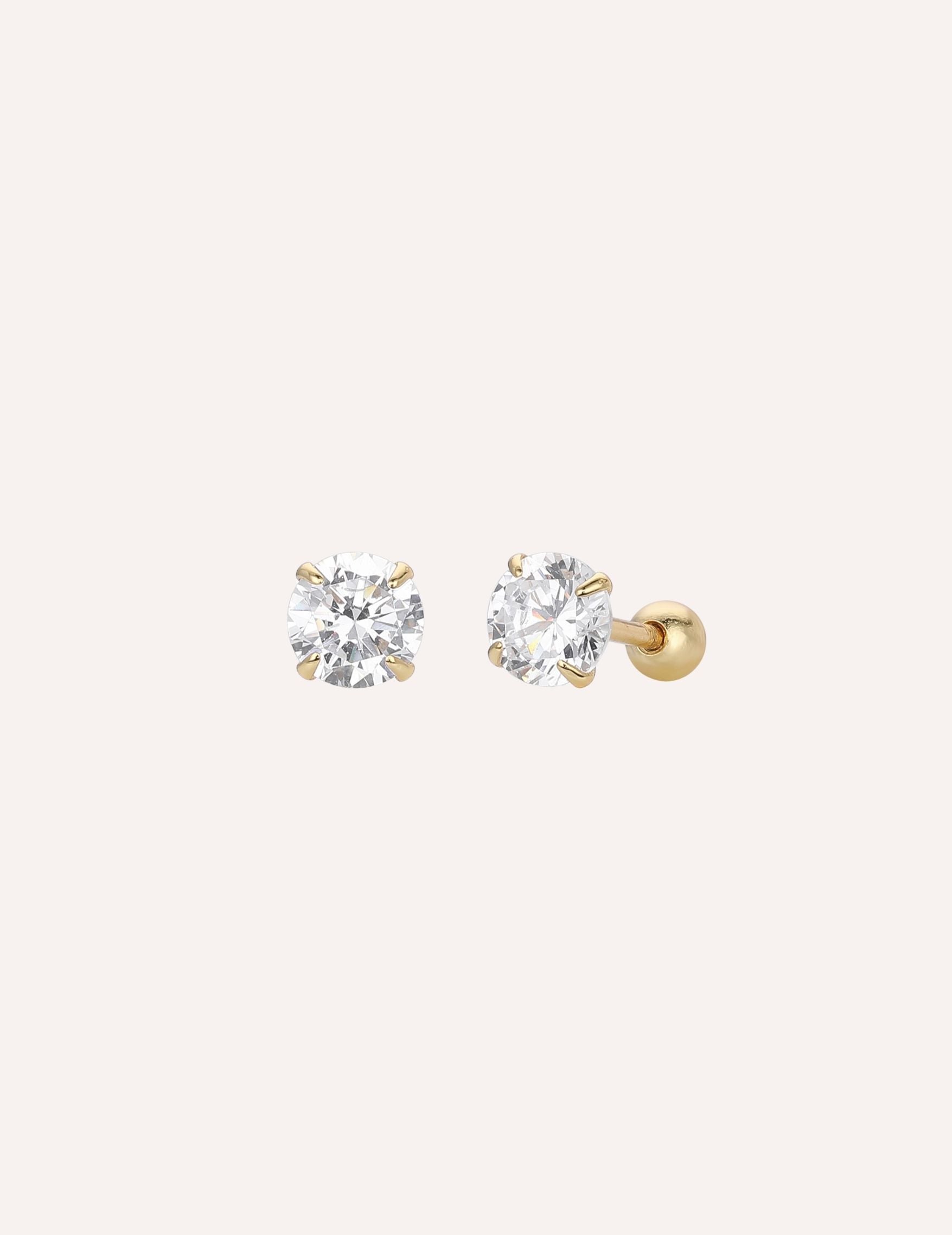Diamond Stud Earring｜鑽石耳釘