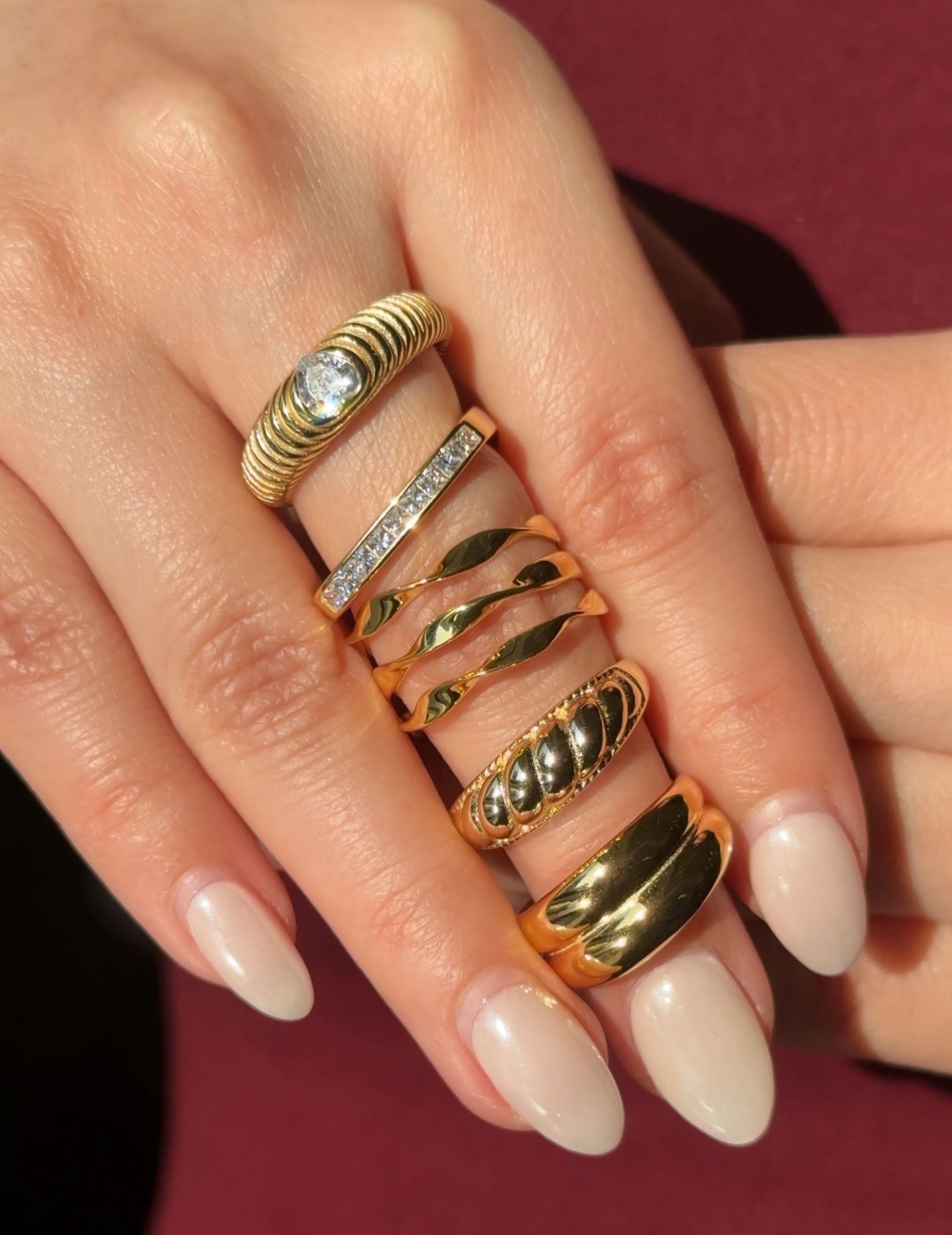 Croissant Jumbo Ring｜可頌戒指
